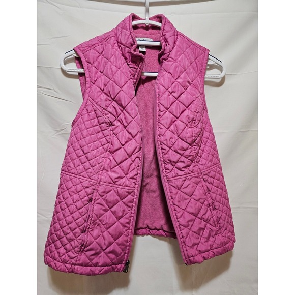 croft & barrow Jackets & Blazers - Croft & Barrow Quilted Vest Fleece Lined Puffer Sleeveless Jacket PXS